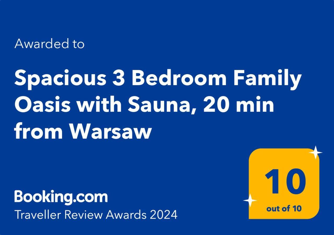 Spacious 3 Bedroom Family Oasis With Sauna, 20 Min From Warsaw Piaseczno  Esterno foto